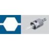 Lisovací profil KNIPEX na konektory Harting-Suhner pre optické vlákna, pre kliešte 9743200